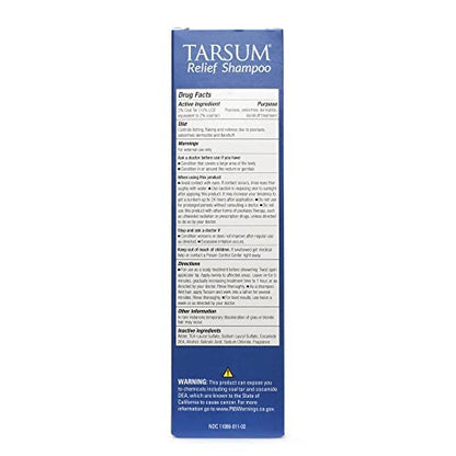 Extra Strength Psoriasis Shampoo - Coal Tar Shampoo and Conditioner for Scalp Psoriasis, Seborrheic Dermatitis, Severe Dandruff, & Eczema - Exfoliating Relief for Flaky, & Itchy Scalp (4 oz)