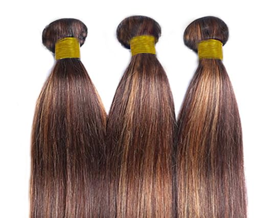 1B/30 Human Hair Bundles 30 32 34 Inch Highlight Bundles Human Hair Ombre Brown Straight Bundles Hair Weave Silky Soft Brazilian Unprocessed Bundles With Highlights Human Hair Bundles