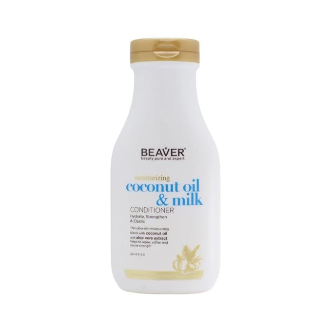 BEAVER Moisturizing Coconut Oil & Milk Shampoo AND Conditioner 730 ml