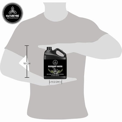 Naturevibe Botanicals Rosemary Water 32 Ounces | 100% Pure and Natural | Great for Skin Care and Hair Care