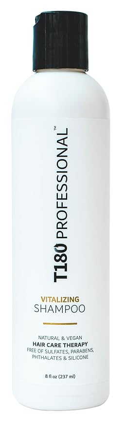 Vitalizing Shampoo - Natural Shampoo for Fine, Normal & Color Treated Hair - Gentle Cleansing Formula, Vegan Hair Care -No Sulfates, Parabens, Phthalates or Silicone - 8 fl oz