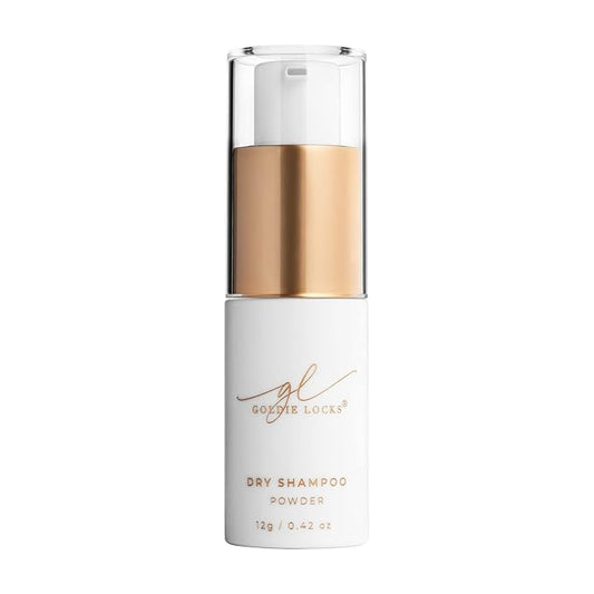 Goldie Locks Dry Shampoo, Volumizing Powder for Light & Dark Colored Hair & Extensions, Non-Aerosol, Removes Excess Oil, Adds Volume, Freshens Hair, No Residue, Oil Absorbing, Lightweight, 0.42 Oz