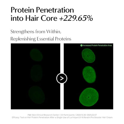 L04-N Keratin Heat Protectant Hair Cream 8.11fl oz | Korean Camellia Oil Leave-In Treatment for Silky & Shiny Hair | Anti-Frizz & Moisturizing Hair Serum