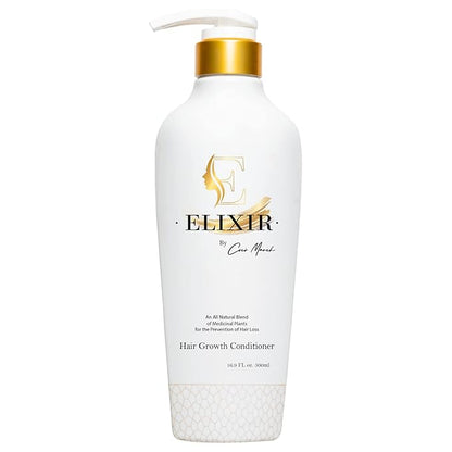 Elixir by Cocó March Hair Growth Plant Based Conditioner - Natural Formula, No Harmful Chemicals, No Parabens for Strengthening Hair & Increased Volume - 16.9 Fl Oz 500 ml