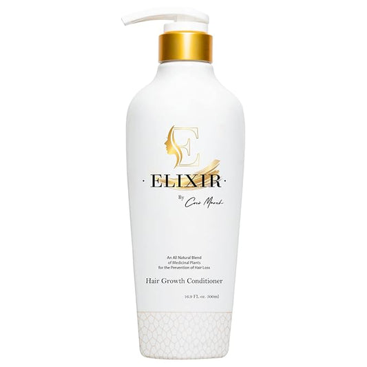 Elixir by Cocó March Hair Growth Plant Based Conditioner - Natural Formula, No Harmful Chemicals, No Parabens for Strengthening Hair & Increased Volume - 16.9 Fl Oz 500 ml