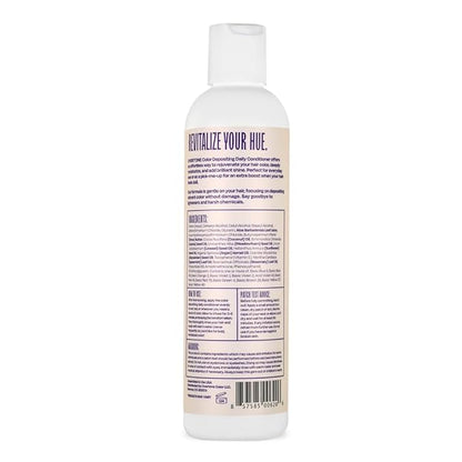 oVertone Daily Color Depositing Conditioner: 8oz Temporary Coloring Conditioner with Shea Butter & Coconut Oil, Refresh Color & Prevent Fading, Vegan & Cruelty-Free, Extreme Purple is Vivid Violet