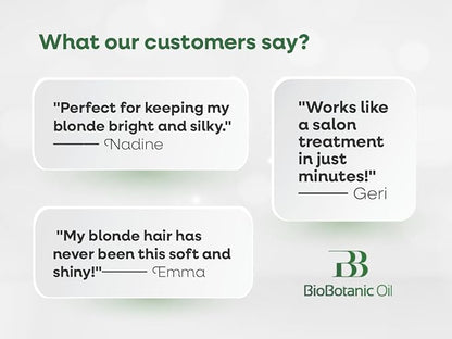Bio Botanic Oil Magic Conditioner for Blonde & Bleached Hair | Deep Hydration & Color Protection | Enriched with Organic Wheat Germ & Obliphica Oil | SLS-Free, Paraben-Free, pH-Balanced | 500ml