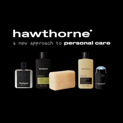 Hawthorne Men's Cooling Shampoo and Reviving Conditioner Set for Dry and Itchy Scalp - Sulfate Free, Paraben Free - 8 Fl Oz Each