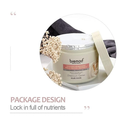 Vitamin B5 & Collagen Hair Mask Deep Repair Treatment for Dry, Damaged Hair Strengthens, Moisturizes, Boosts Volume, Creates Soft, Workable Hold 16.9 Fl Oz