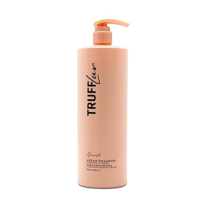 | Nourish Collection Argan Shampoo, Infused with Black Truffle Extract, Replenishing Shampoo, Deeply Hydrates, Nourishes & Soothes Hair and Scalp, Paraben Free, Sulfate Free, 33.8 Fl Oz