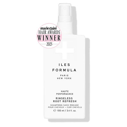 ILES FORMULA Rinseless Root Refresh – Liquid Alternative to Dry Shampoo Spray for Women & Men - Non-Aerosol, Residue Free, Salon Grade Botanical Formula for Oily Roots, Extensions & Clean Style