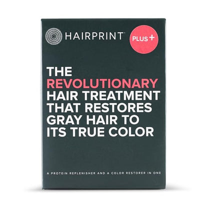 Hairprint True Color Restorer Plus in Brown | Enhanced Gray Coverage with Extra Restore Application | Dye-Free and Non-Toxic | Replenishes Natural Pigment | Patented Technology by Dr. John Warner