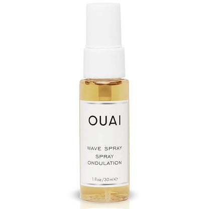 OUAI Wave Spray Travel Size - Coconut Oil & Rice Protein Texturizing Mist for Beach Waves, Volume & Shine - Paraben-Free, Safe for Color & Keratin-Treated Hair (1.7 fl oz)