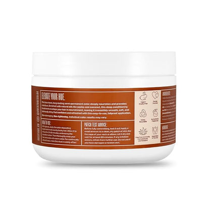 Overtone Color Depositing Semi-Permanent Hair Dye Conditioner - 8 oz For Natural & Color-Treated Hair, Moisturizing Shea Butter & Coconut Oil - Vegan & Cruelty-Free, Golden Copper