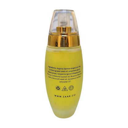 Zaar Natural Argan Oil, Argan Oil for Hair, Smooth & Shine Hair Polisher, Argan Oil of Morocco for Anti Frizz Control, Hair Growth