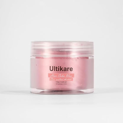 Ultikare Kids Hair Coloring Gel - Temporary Light Pink Hair Wax, Washable Hair Dye Cream, Natural Hair Paint for Hairstyling, Halloween, Cosplay, Parties, and Gifts - 3.4 Fl Oz