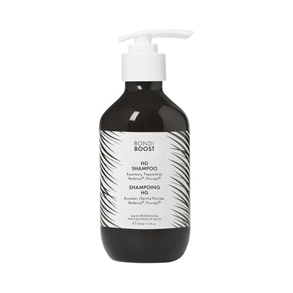 BONDIBOOST HG Anti-Thinning Shampoo for Women & Men [10.14 fl oz], Clinically Tested to Promote Fuller + Thicker-Looking Hair, Natural Mint Scent + Procapil, Redensyl & Rosemary Formula, Sulfate-Free