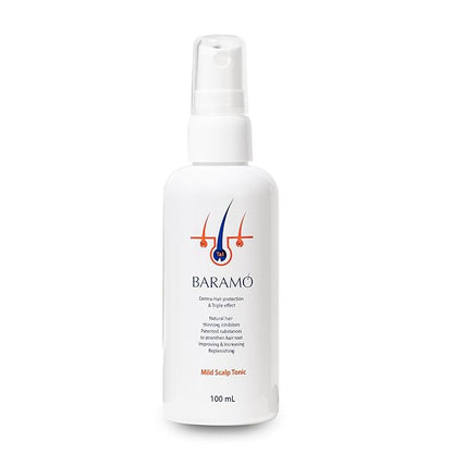 Mild Scalp Tonic for Anti-Hair Loss & Regrowth, DHT Blocker Serum Spray for Thickening, Nourishing Scalp & Hair for Men & Women, Dry, Sensitive Scalp Treatment - Sulfate & Paraben Free