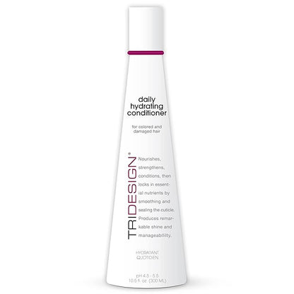 TRIDESIGN Hydrating Conditioner for Women - Extra Moisturizing, Restorative Conditioner for Dry, Damaged, and Colored Hair - Adds Luminous Volume and Healthy Shine - 10.5 Fluid Oz