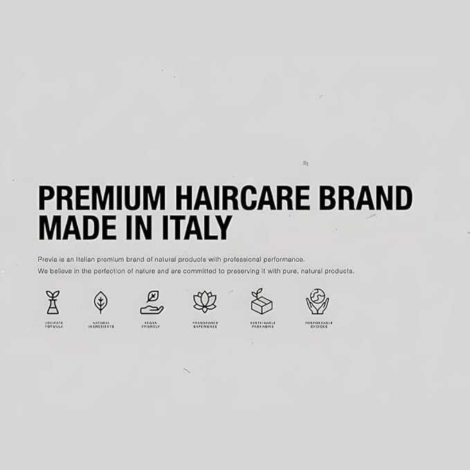 PREVIA Energising Shampoo for Thinning Hair Loss Treatment Vegan Formula with Natural Stem Cells Sulfate and Paraben Free for Thicker Fuller Hair Strengthens Roots and Promotes Hair Growth 8.45 oz