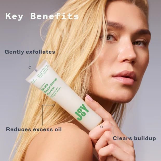 JooY Scalp Serum Duo | Soothing + Resurfacing Serum | Sensitive Scalp Relief + Pre-Cleanse Exfoliation | Niacinamide, Apple Cider Vinegar, Tea Tree, Salicylic Acid & Fermented Superfoods
