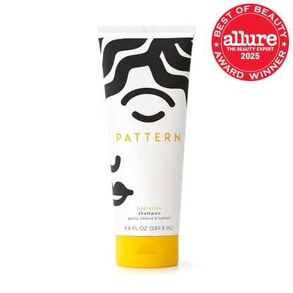 PATTERN Beauty by Tracee Ellis Ross Hydration Shampoo w Honey, Aloe Vera, Biotin and Tea Tree Leaf Oil for Curly Hair 3a-4c, 9.8 fl oz