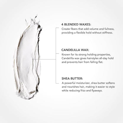 BluMaan Wax Fiber For Men - Adds Volume & Controls Hair All Day Hold - Natural Finish For All Hair Types - Original Styling Meraki