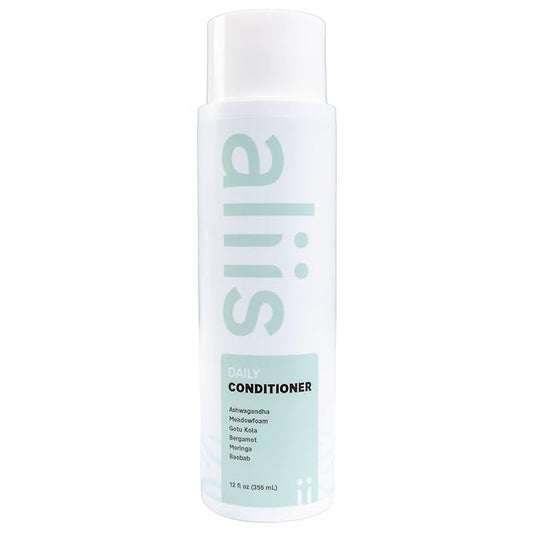ALIIS Daily Conditioner – Lightweight, Moisturizing Conditioner for All Hair Types | Detangles, Softens & Protects Without Build-Up | Color-Safe, Sulfate-Free, Vegan | 12 oz