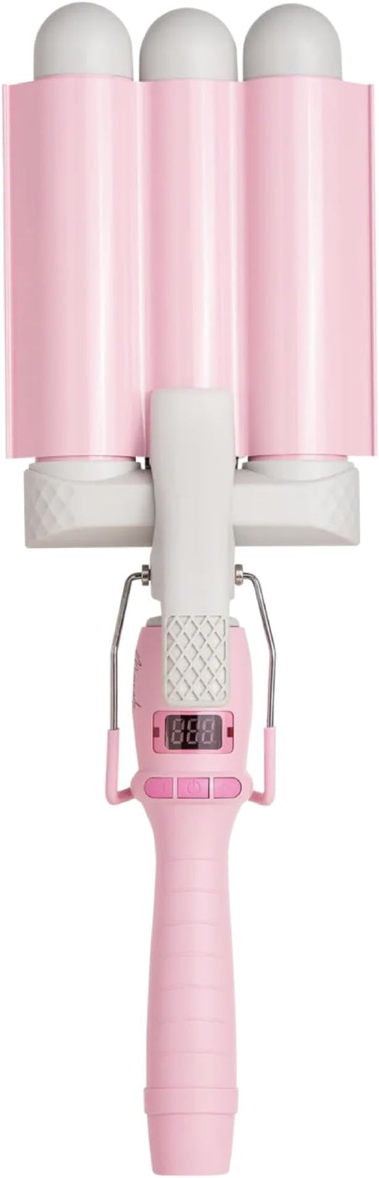 Mermade Hair PRO Hair Waver 1.25" - Hair Waver 3 Barrel, 3 Barrel Curling Iron 1 1/4 Inch, Ceramic Barrel Waver for Thick, Thin, Long, or Short Hair - 1.25"