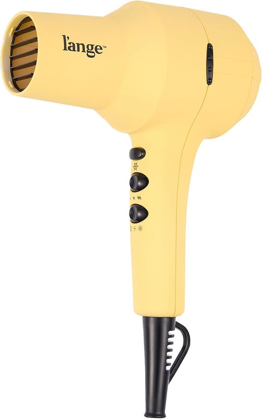 L'ANGE HAIR PowerStyle Ionic Turbo Hair Dryer | 1875W Fast Drying & Precision Styling for Long-Lasting, Frizz-Free Looks | Advanced Ionic Technology Smooths & Shines Hair (Yellow)