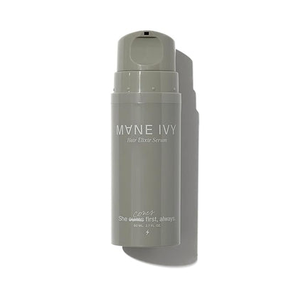 Hair Elixir Serum - Smooth Frizz-Free Hair Instantly - 80ml Heat Protectant - Daily Styling & Overnight Treatment - Lightweight Formula with Hibiscus & Meadowfoam Extracts