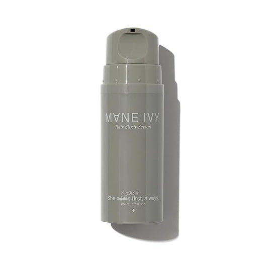Hair Elixir Serum - Smooth Frizz-Free Hair Instantly - 80ml Heat Protectant - Daily Styling & Overnight Treatment - Lightweight Formula with Hibiscus & Meadowfoam Extracts