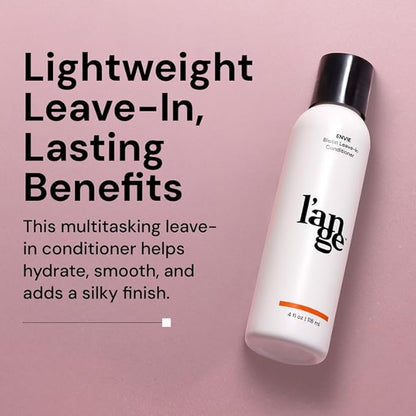 L'ANGE HAIR Envie Leave-In Conditioner - Biotin, Coconut Oil & Botanical Extracts - Professional Salon Grade Treatment for Hair - Anti-Frizz Blowout Care - UV Blocker, 4 Fl Oz