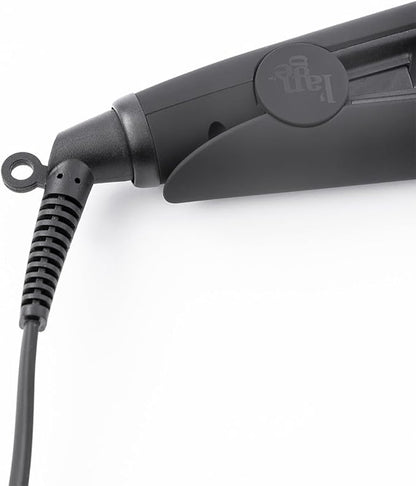 L'ANGE HAIR Le Ceramique 1-Pass Flat Iron Hair Straightener | Fast Heating Ceramic Flat Iron | Best Hot Tools Professional Hair Straightener to Lock in Moisture & Shine | (Black)