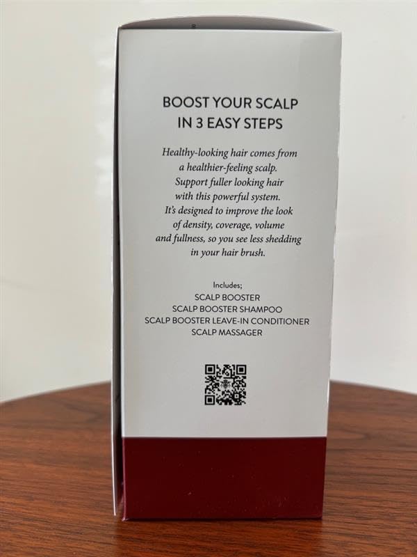 Philip B. Scalp Booster System - Includes Pre-Wash Scalp Treatment, Shampoo, Leave-In Conditioner and Scalp Massager