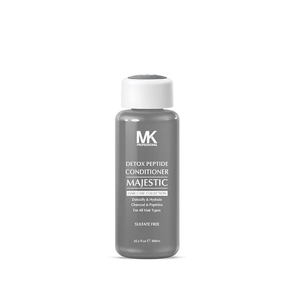 MK PROFESSIONAL Detox Charcoal Conditioner, Help Soothe Scalp and Remove Impurities, Sulphate Free + Amino Acid Complex, Reduce Breakage - Suitable for All Hair Types - 10.1 Fl Oz / 300 ml
