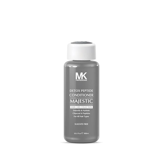 MK PROFESSIONAL Detox Charcoal Conditioner, Help Soothe Scalp and Remove Impurities, Sulphate Free + Amino Acid Complex, Reduce Breakage - Suitable for All Hair Types - 10.1 Fl Oz / 300 ml