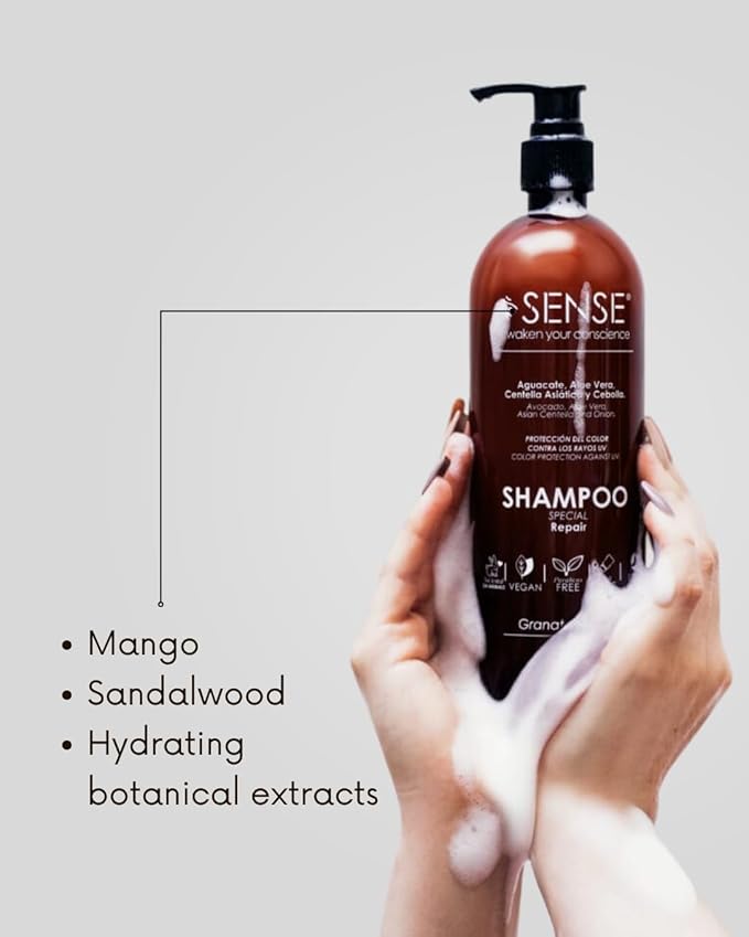 Repair System Shampoo & Conditioner Set – Hydration, Strength & Color Protection with Onion Extract, Hyaluronic Acid & Avocado Oil – Salt-Free – 500 ml Each