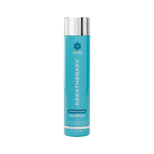 Keratherapy Keratin Infused Moisture Shampoo, 10.1 fl. oz., 300 ml - Anti Frizz Moisture Shampoo for Oily Scalp and Dry Ends - Kerabond Technology, Aloe Vera, & Willow Bark