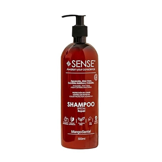 Repair System Shampoo – Hydration, Strength & Color Protection with Centella Asiatica, Onion Extract, Avocado Oil & Aloe Vera – Salt-Free, Paraben-Free – 500 ml