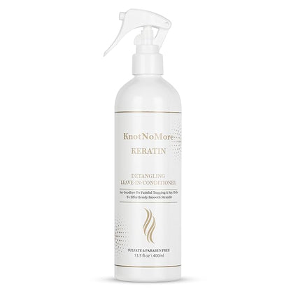 Daily Leave-in Detangler & Moisturizer for Dry, Tangle-Prone, Matted, Frizzy Hair | Adds Shine & Heat Protection with Vitamin B5 | Suitable for All Hair Types, Sulfate & Silicone-Free.