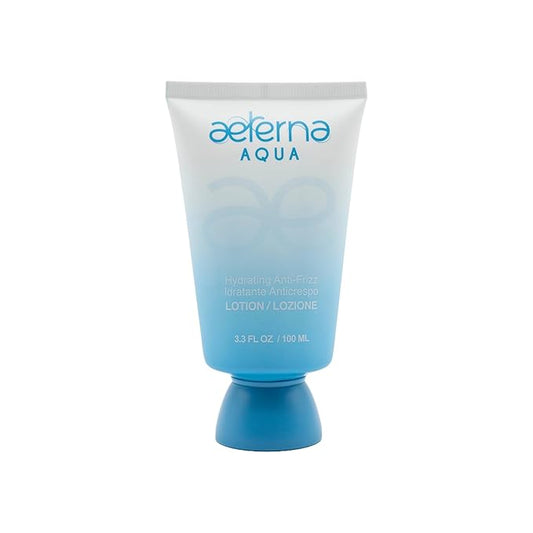 Aeterna Aqua Hydrating Anti-Frizz Hair Lotion | Frizz Ease, Deep Moisture & Color Protection - Vitamin E, Grape Seed & Collagen Infused, for All Hair Types - 100 ml