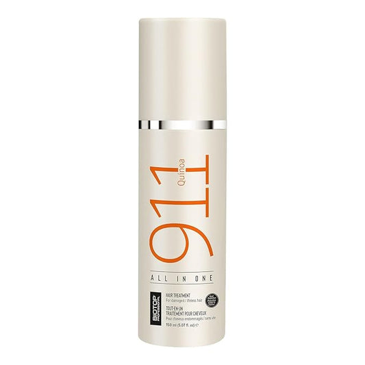 Biotop Professional 911 Quinoa All In One - Spray Leave-In Conditioner - Heat Protectant & Hair Repair Treatment for Damaged Hair - Safe for Color Treated Hair (5.07 oz/150ml)