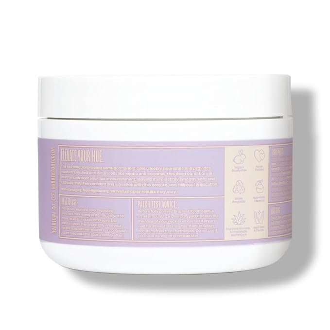 Overtone Color Depositing Semi-Permanent Hair Dye Conditioner - 8 oz For Natural & Color-Treated Hair, Moisturizing Shea Butter & Coconut Oil - Vegan & Cruelty-Free, Pastel Purple is now Lilac Lotus