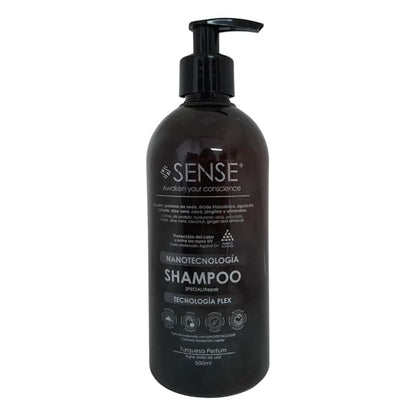 Nanotech Plex Repair Shampoo – Bond Restoration with Hyaluronic Acid, Coconut, Ginger & Q10 – Sulfate-Free, Vegan, Color-Safe – 500 ml