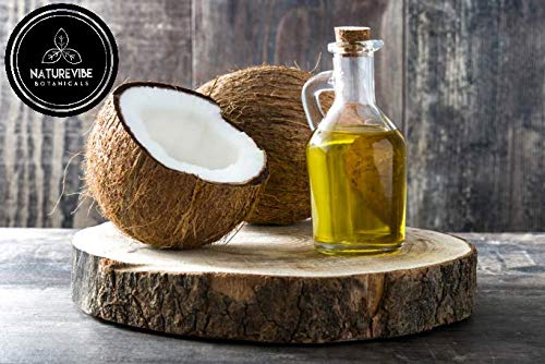 Naturevibe Botanicals Fractionated Coconut Oil 32oz and Castor Oil 32oz | Oil Combo