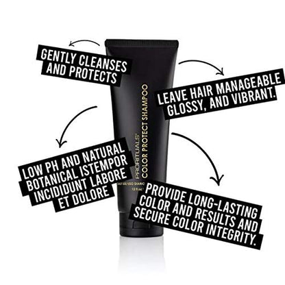 Prorituals Color Protect Shampoo for Color Treated Hair - Natural, Colored Safe Shampoo for Women & Men, Sulfate Free, 12 fl oz