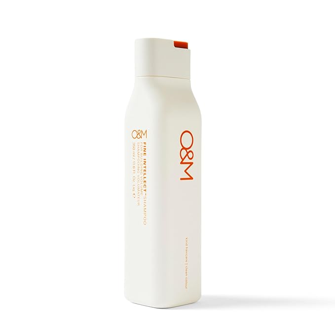 O&M Fine Intellect Vegan Vitamin C Volumizing Moisturizing Hair Shampoo for Women + Men, Safe Natural Keratin-Alternative Vegetable Protein & Amino Acids, Paraben/Sulfate-Free, Australian Made, 350ml