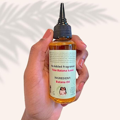 Batana Oil, 100% Raw Essential Oil, Nourishing Scalp Oil that Promotes Hair Growth for Men & Women and Family, Strengthening Hair & Skin Radiance, 40ml 1.35 oz