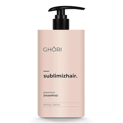 Sublimizhair Korean Herbal Shampoo for Dry & Damaged Hair | Hanbang Formula with Ginseng, Licorice & Tea Extracts | Gentle Scalp Cleansing | pH Balanced Shampoo | 500 ml / 16.9 fl oz